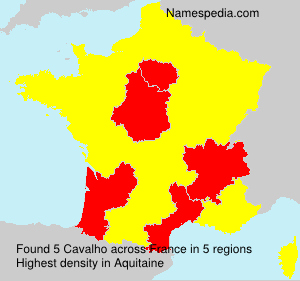 Surname Cavalho in France Surname Cavalho in France