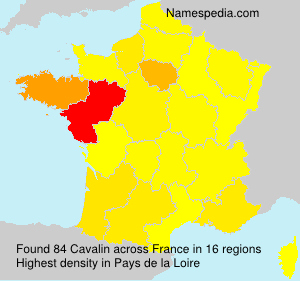 Surname Cavalin in France Surname Cavalin in France