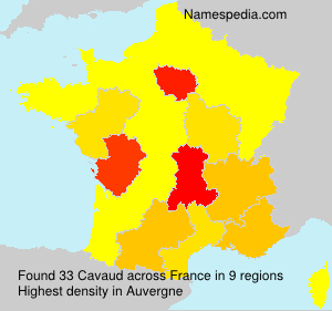 Surname Cavaud in France Surname Cavaud in France