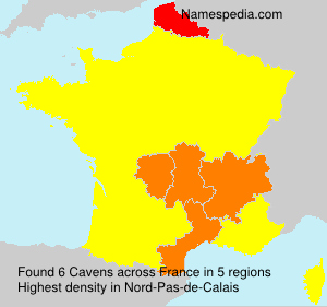 Surname Cavens in France Surname Cavens in France