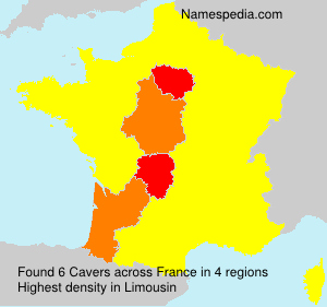 Surname Cavers in France Surname Cavers in France