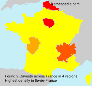 Surname Cavestri in France Surname Cavestri in France