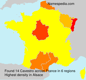 Surname Cavestro in France Surname Cavestro in France