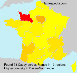 Surname Cavey in France Surname Cavey in France