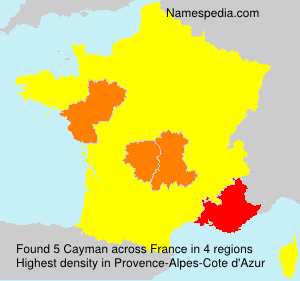 Surname Cayman in France