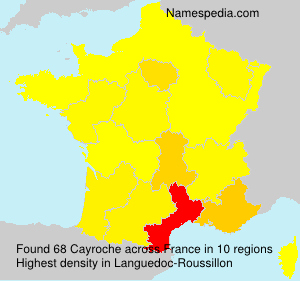 Surname Cayroche in France Surname Cayroche in France