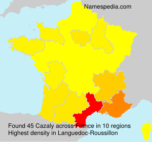Surname Cazaly in France Surname Cazaly in France