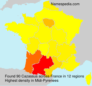 Surname Cazassus in France Surname Cazassus in France