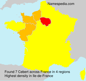 Surname Cebert in France Surname Cebert in France