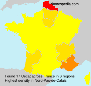 Surname Cecat in France Surname Cecat in France