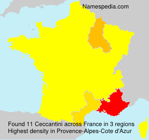 Surname Ceccantini in France Surname Ceccantini in France