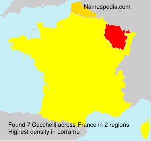 Surname Cecchelli in France Surname Cecchelli in France