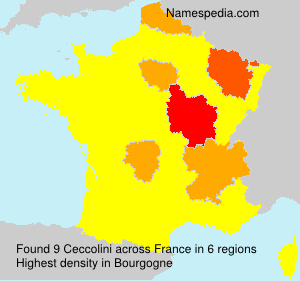 Surname Ceccolini in France Surname Ceccolini in France