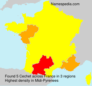 Surname Cechet in France Surname Cechet in France