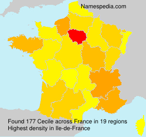 Surname Cecile in France Surname Cecile in France