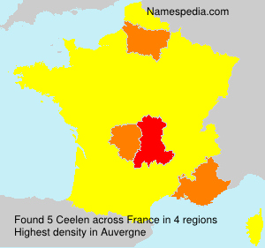 Surname Ceelen in France Surname Ceelen in France
