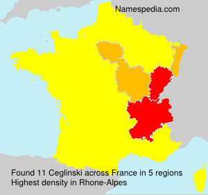 Surname Ceglinski in France Surname Ceglinski in France