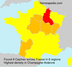 Surname Cejchan in France Surname Cejchan in France