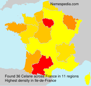 Surname Celarie in France Surname Celarie in France