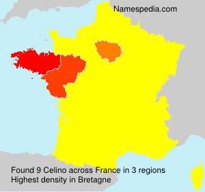 Surname Celino in France Surname Celino in France