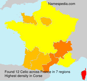 Surname Celio in France Surname Celio in France