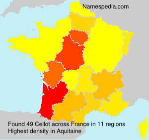 Surname Cellot in France Surname Cellot in France