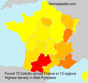 Surname Celotto in France Surname Celotto in France
