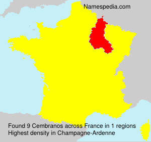 Surname Cembranos in France Surname Cembranos in France
