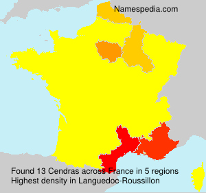 Surname Cendras in France Surname Cendras in France