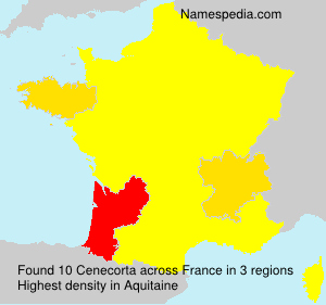 Surname Cenecorta in France Surname Cenecorta in France