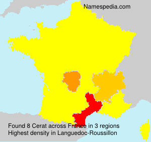 Surname Cerat in France Surname Cerat in France