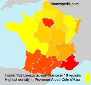 Surname Cerezo in France Surname Cerezo in France