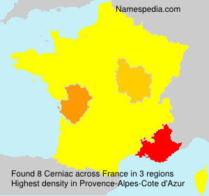 Surname Cerniac in France Surname Cerniac in France