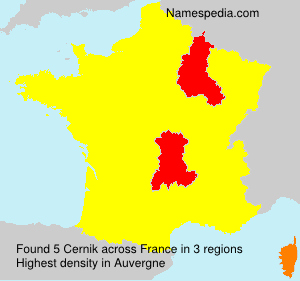 Surname Cernik in France Surname Cernik in France