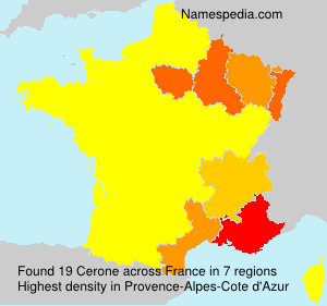 Surname Cerone in France Surname Cerone in France