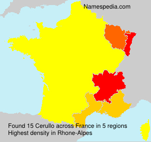 Surname Cerullo in France Surname Cerullo in France