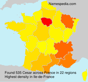 Surname Cesar in France Surname Cesar in France