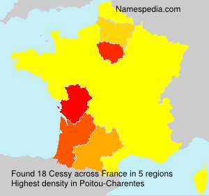 Surname Cessy in France Surname Cessy in France