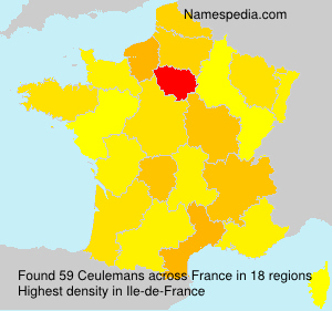 Surname Ceulemans in France Surname Ceulemans in France