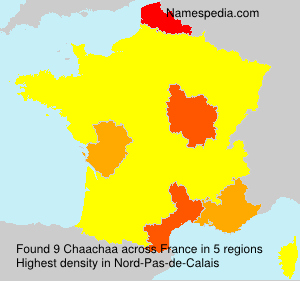 Surname Chaachaa in France Surname Chaachaa in France