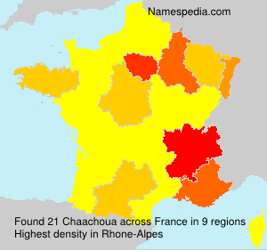 Surname Chaachoua in France Surname Chaachoua in France