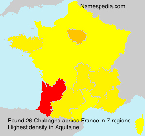 Surname Chabagno in France Surname Chabagno in France