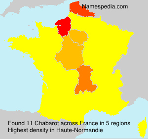 Surname Chabarot in France Surname Chabarot in France