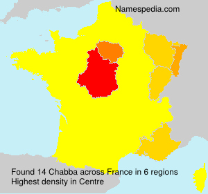 Surname Chabba in France Surname Chabba in France