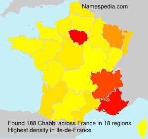 Surname Chabbi in France Surname Chabbi in France