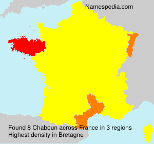 Surname Chaboun in France Surname Chaboun in France