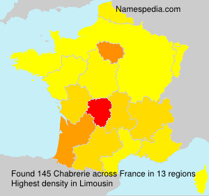 Surname Chabrerie in France Surname Chabrerie in France