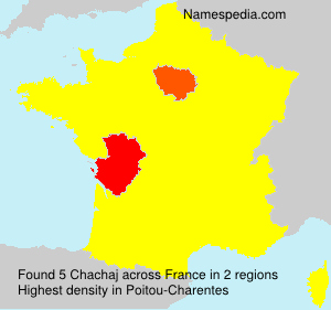 Surname Chachaj in France