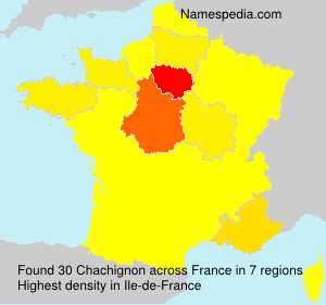 Surname Chachignon in France Surname Chachignon in France