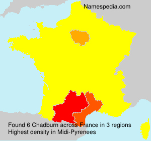 Surname Chadburn in France Surname Chadburn in France